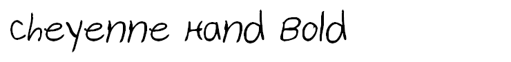 Cheyenne Hand Bold