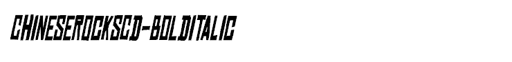 ChineseRocksCd-BoldItalic