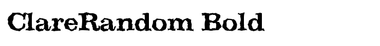 ClareRandom Bold
