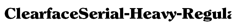 ClearfaceSerial-Heavy-Regular