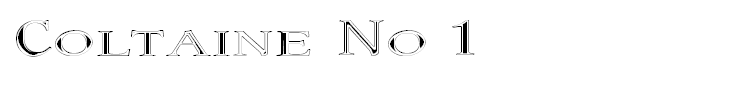 Coltaine No 1