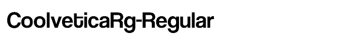 CoolveticaRg-Regular