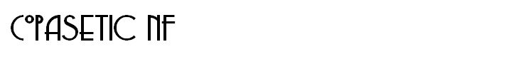 Copasetic NF
