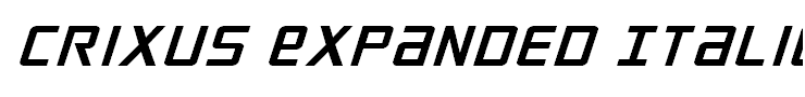 Crixus Expanded Italic