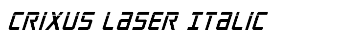 Crixus Laser Italic