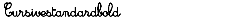 Cursivestandardbold