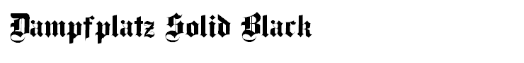 Dampfplatz Solid Black