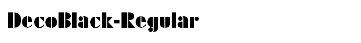 DecoBlack-Regular