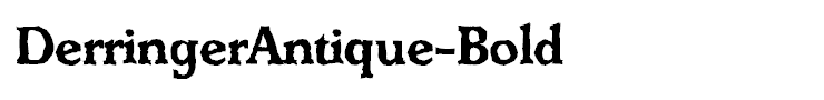 DerringerAntique-Bold
