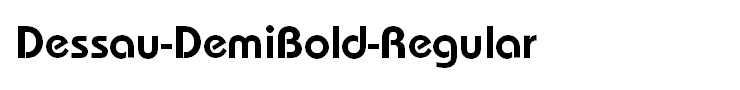 Dessau-DemiBold-Regular