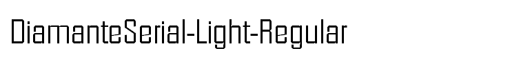 DiamanteSerial-Light-Regular