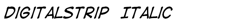 DigitalStrip  Italic