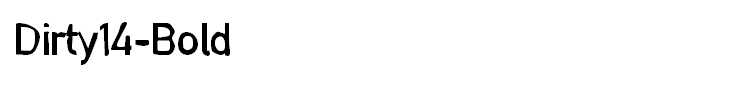 Dirty14-Bold