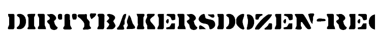 DirtyBakersDozen-Regular