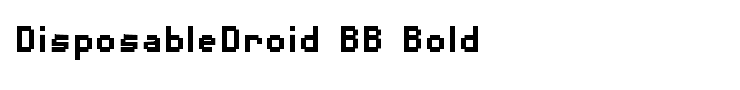 DisposableDroid BB Bold