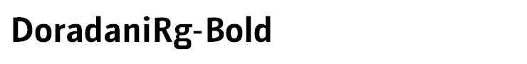 DoradaniRg-Bold