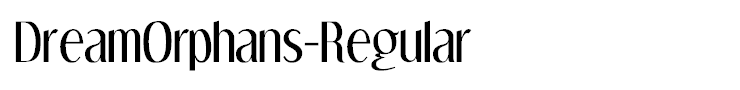 DreamOrphans-Regular