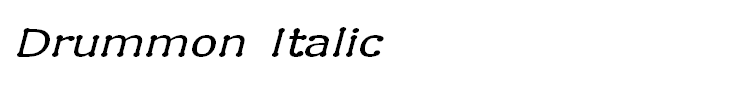 Drummon Italic