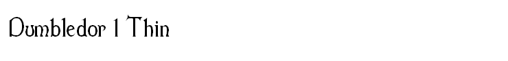 Dumbledor 1 Thin