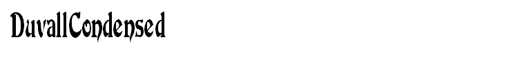 DuvallCondensed