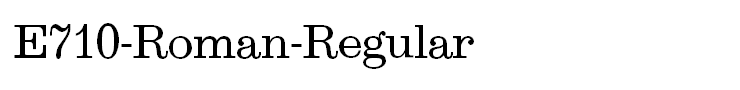 E710-Roman-Regular