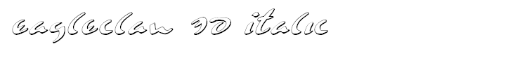 Eagleclaw 3D Italic