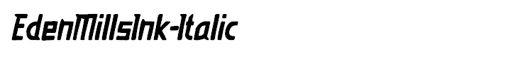 EdenMillsInk-Italic