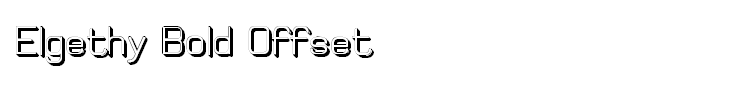 Elgethy Bold Offset