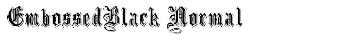 EmbossedBlack Normal