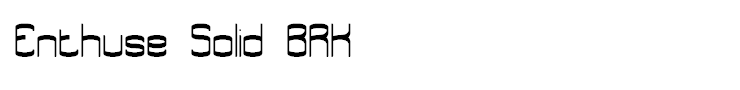 Enthuse Solid BRK