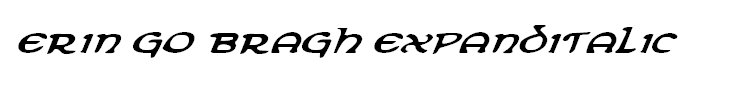 Erin Go Bragh ExpandItalic