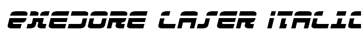 Exedore Laser Italic