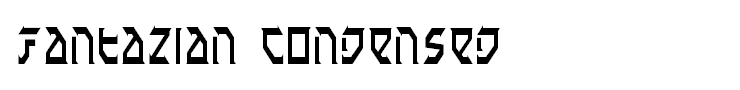 Fantazian Condensed