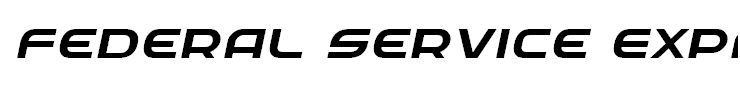 Federal Service Expanded Italic