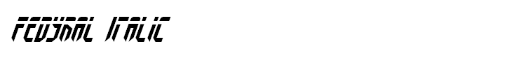 Fedyral Italic