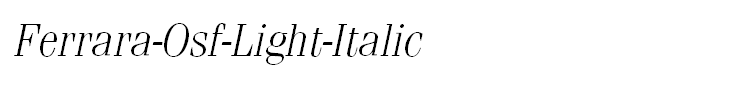 Ferrara-Osf-Light-Italic