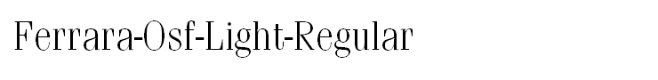 Ferrara-Osf-Light-Regular