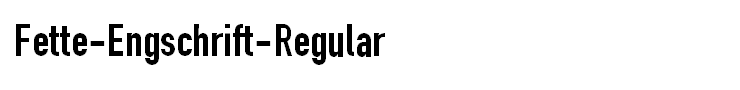 Fette-Engschrift-Regular