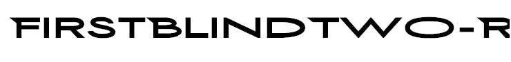 FirstBlindTwo-Regular