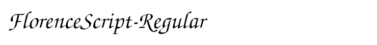 FlorenceScript-Regular