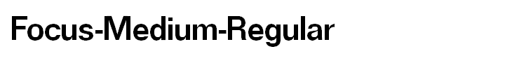 Focus-Medium-Regular