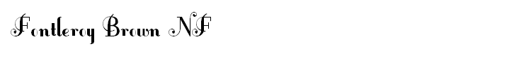 Fontleroy Brown NF