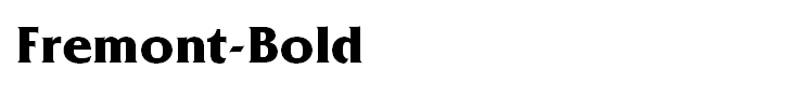 Fremont-Bold
