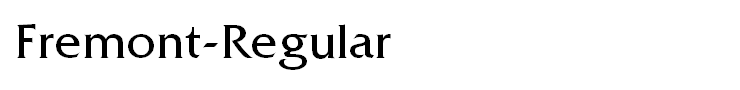 Fremont-Regular