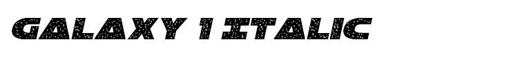 Galaxy 1 Italic