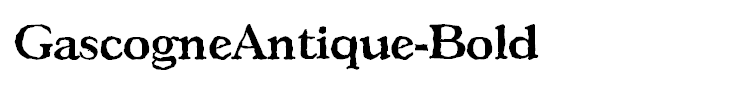 GascogneAntique-Bold