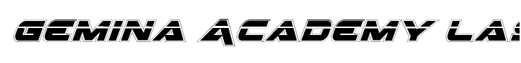 Gemina Academy Laser Italic