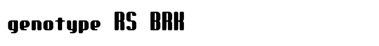 genotype RS BRK