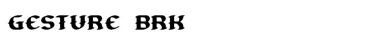 Gesture BRK