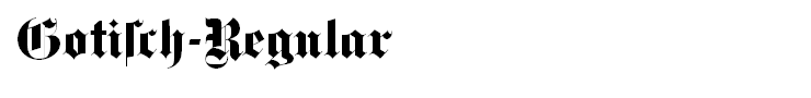 Gotisch-Regular